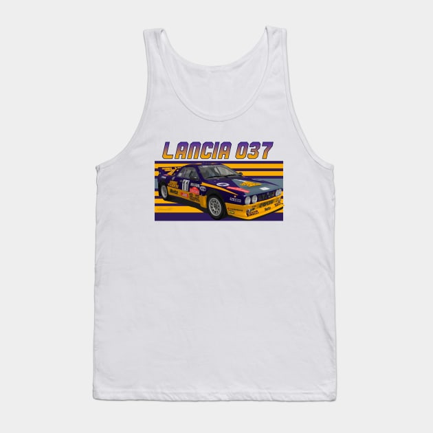 Lancia 037 Group B Tank Top by PjesusArt